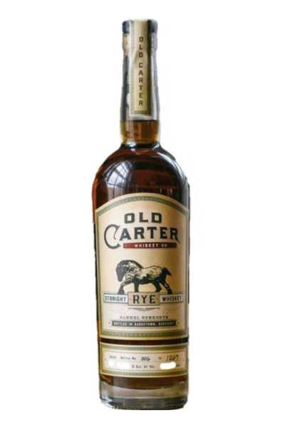 Buy Old Carter Straight Rye Whiskey Batch 6